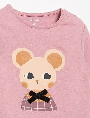 T-shirt en jersey manches longues