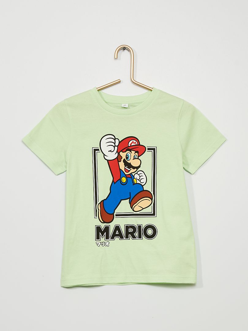 T-shirt en jersey 'Mario' Vert - Kiabi