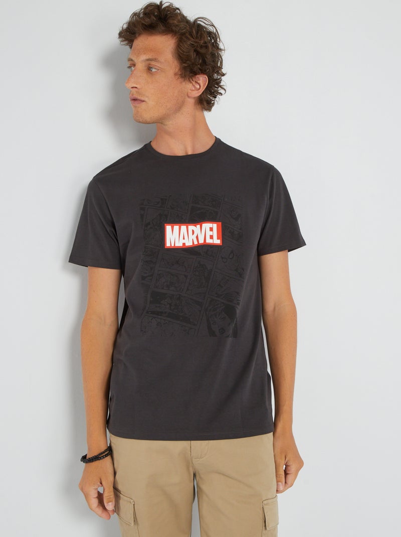 T-shirt en jersey 'Marvel' Noir - Kiabi