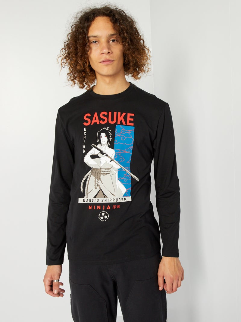 T-shirt en jersey 'Naruto' Noir - Kiabi