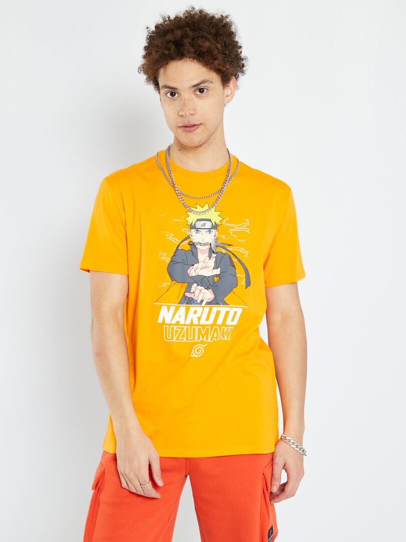 T-shirt en jersey 'Naruto' Orange - Kiabi