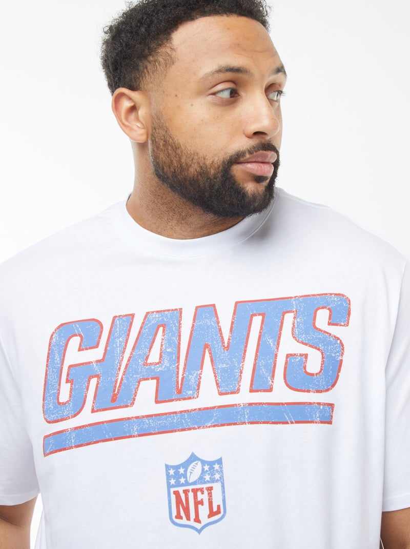 T-shirt en jersey NFL Giants manches courtes blanc - Kiabi