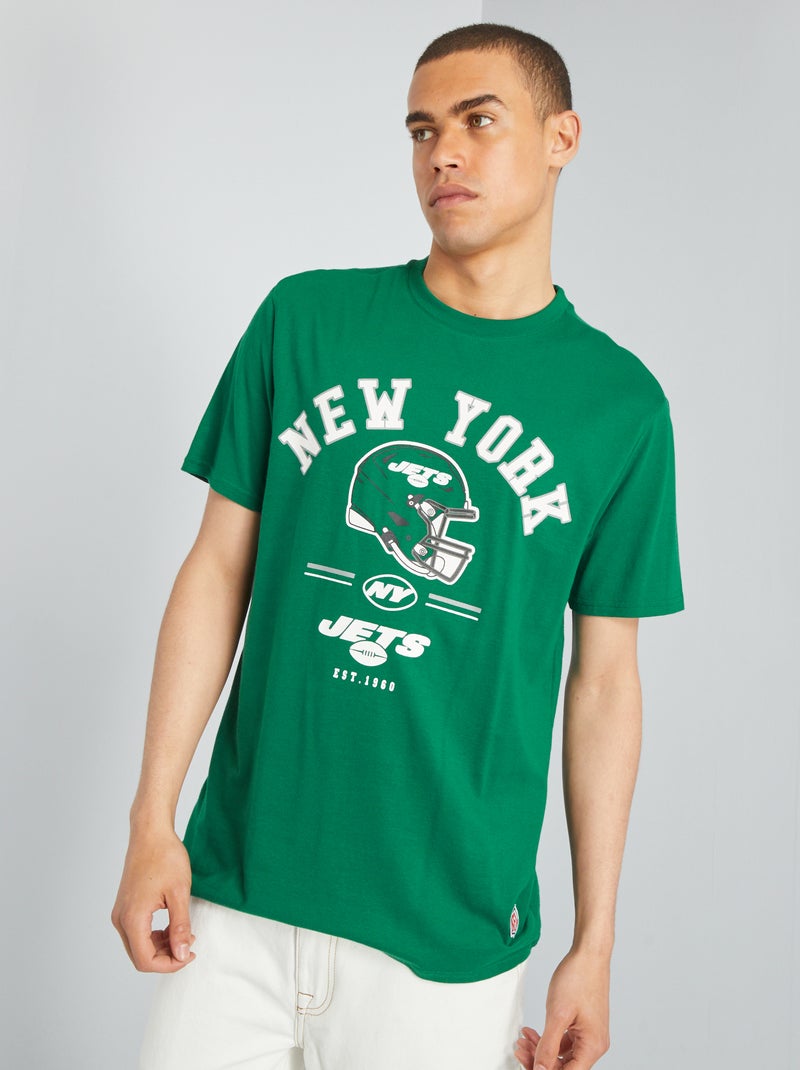 T-shirt en jersey 'NFL' Vert - Kiabi