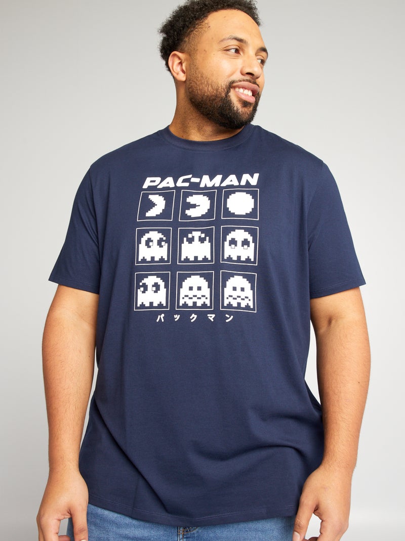 T-shirt en jersey 'Pac-Man' Noir - Kiabi