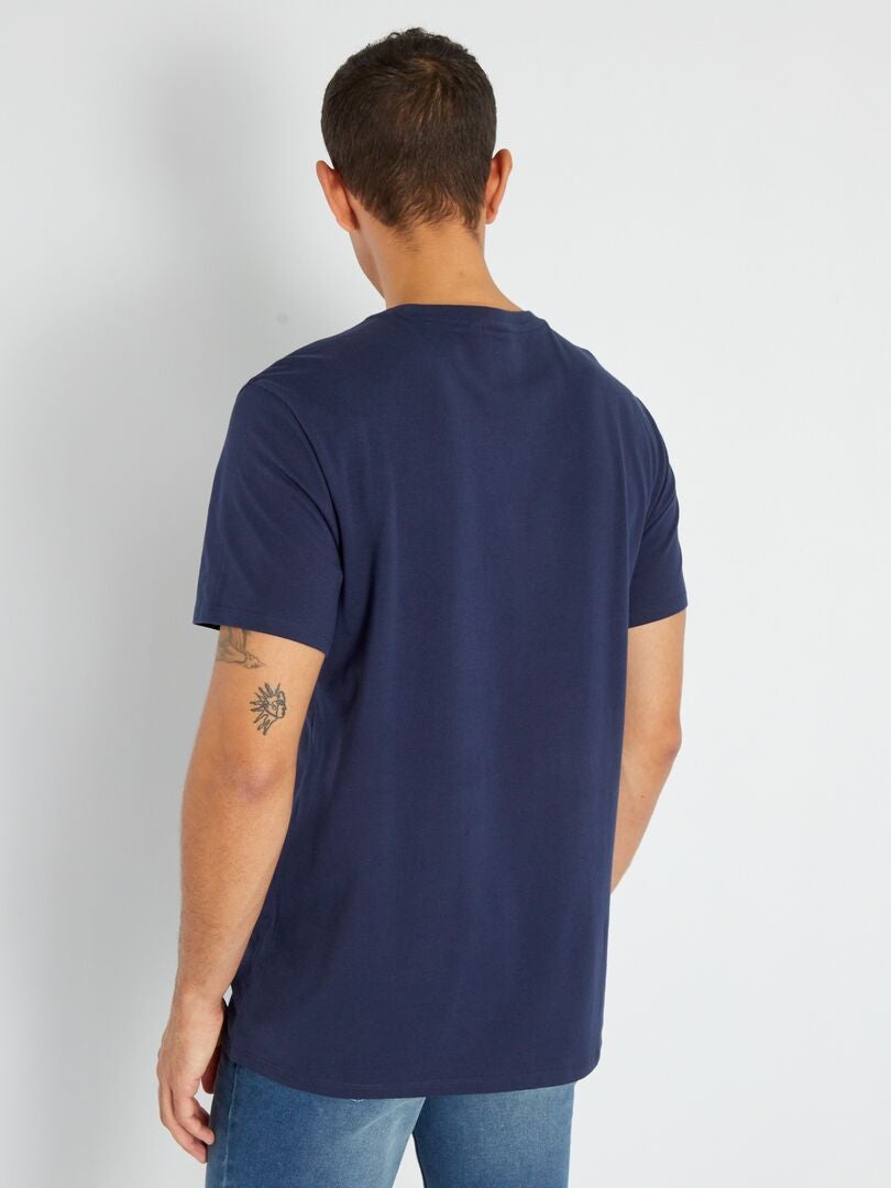 T-shirt en jersey 'Retour vers le Futur' Bleu - Kiabi