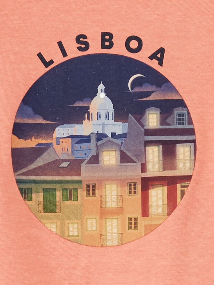 T-shirt en jersey Rose - Kiabi
