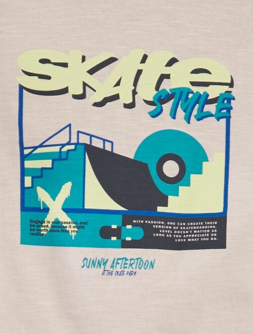 T-shirt en jersey 'Skate' - Kiabi