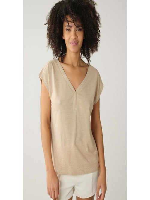 T-shirt en jersey slub 'Deeluxe' - Kiabi