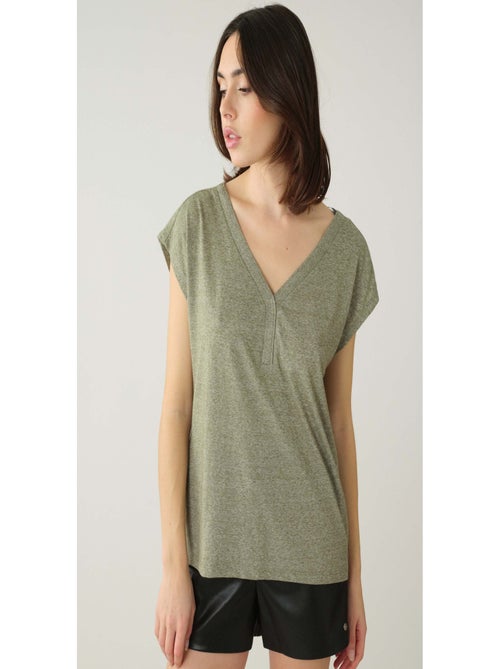 T-shirt en jersey slub 'Deeluxe' - Kiabi