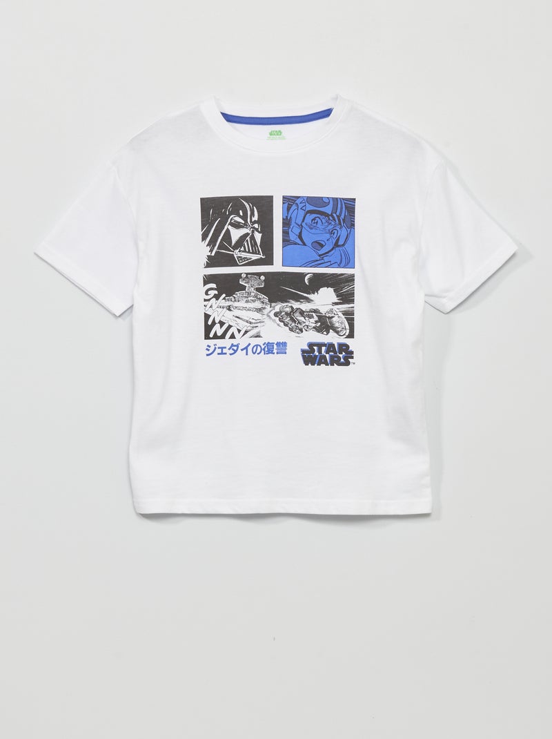 T-shirt en jersey 'Star Wars' Blanc - Kiabi