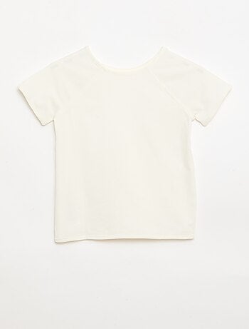 T-shirt en jersey uni - Collection facile à enfiler