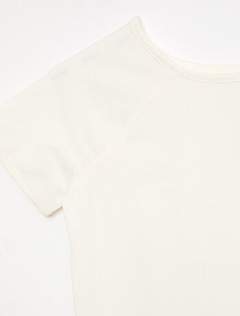 T-shirt en jersey uni - Collection facile à enfiler