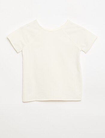 T-shirt en jersey uni - Collection facile à enfiler