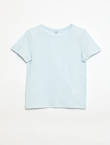 T-shirt en jersey uni