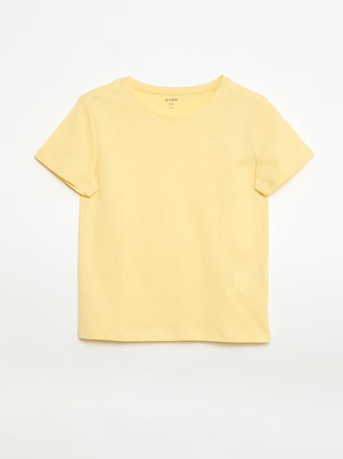 T-shirt en jersey uni - Kiabi T-shirt en jersey uni - Kiabi