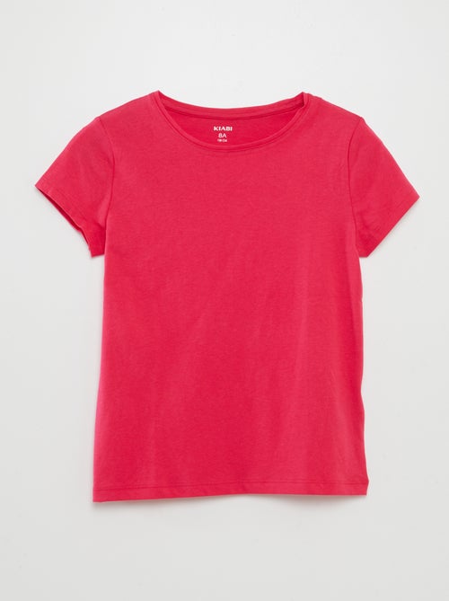 T-shirt en jersey uni - Kiabi