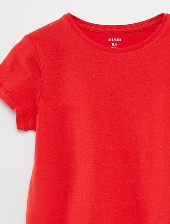 T-shirt en jersey uni