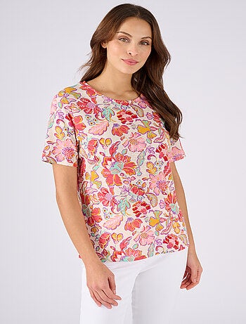 T-shirt en lin mélangé - Damart