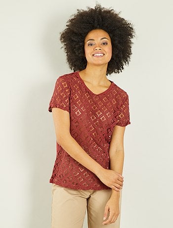 T-shirt en macramé