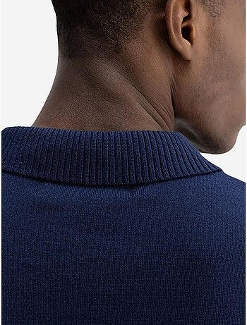 T-shirt en maille à col polo uni giesto