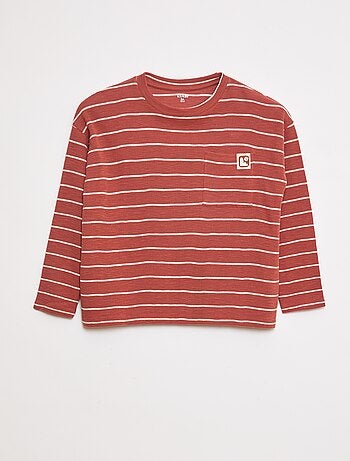 T-shirt en maille à rayures