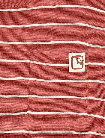 T-shirt en maille à rayures