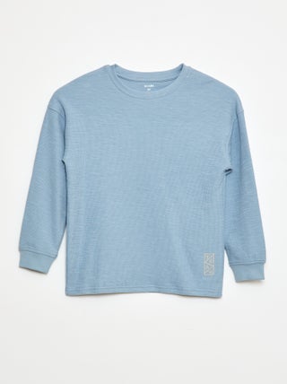 T-shirt en maille avec broderie