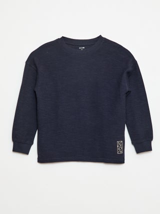 T-shirt en maille avec broderie