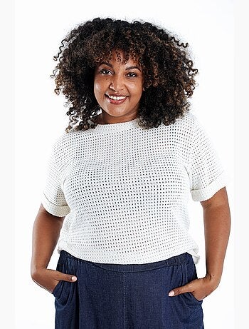 T-shirt en maille avec lurex