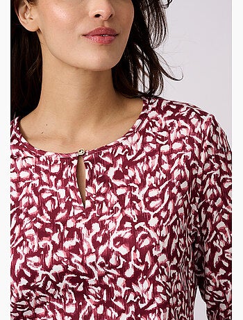 T-shirt en maille chaude toucher peau de pêche - Damart
