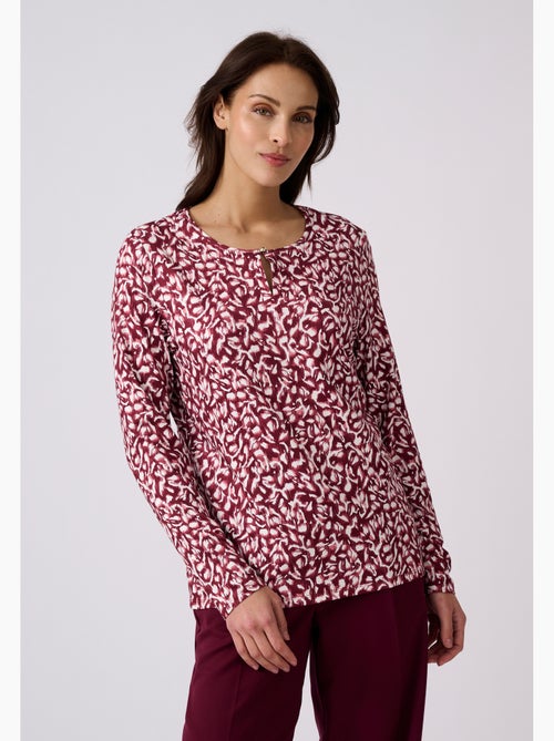 T-shirt en maille chaude toucher peau de pêche - Damart - Kiabi