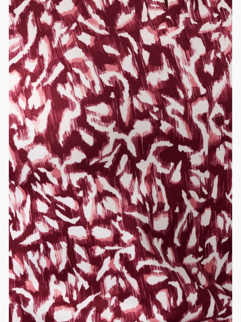 T-shirt en maille chaude toucher peau de pêche - Damart Rouge - Kiabi