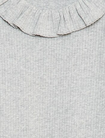T-shirt en maille côtelée