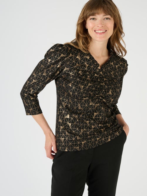 T-shirt en maille fantaisie - Damart - Kiabi