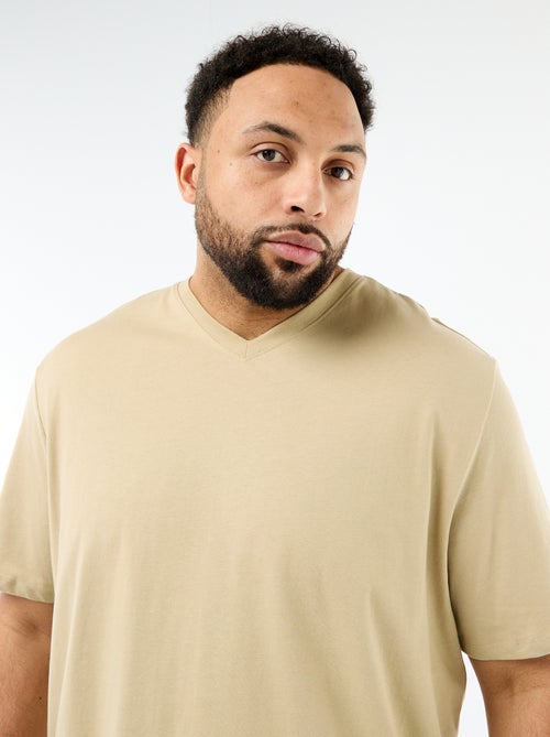 T-shirt en maille jersey à manches courtes - Kiabi