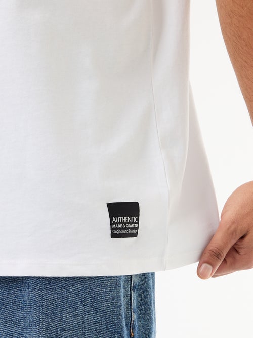 T-shirt en maille jersey à manches courtes - Kiabi