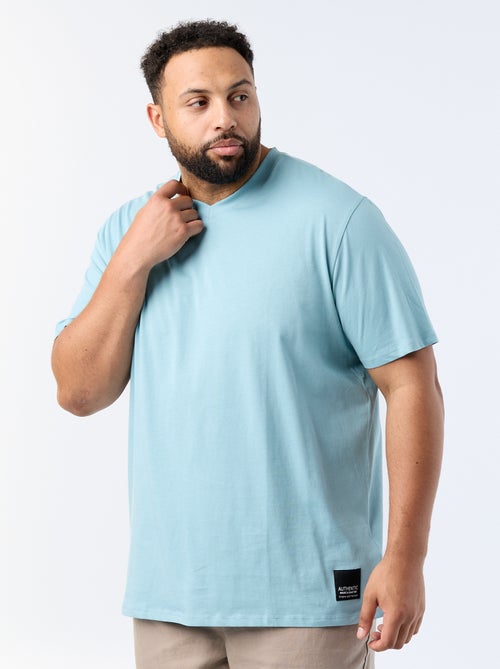T-shirt en maille jersey à manches courtes - Kiabi