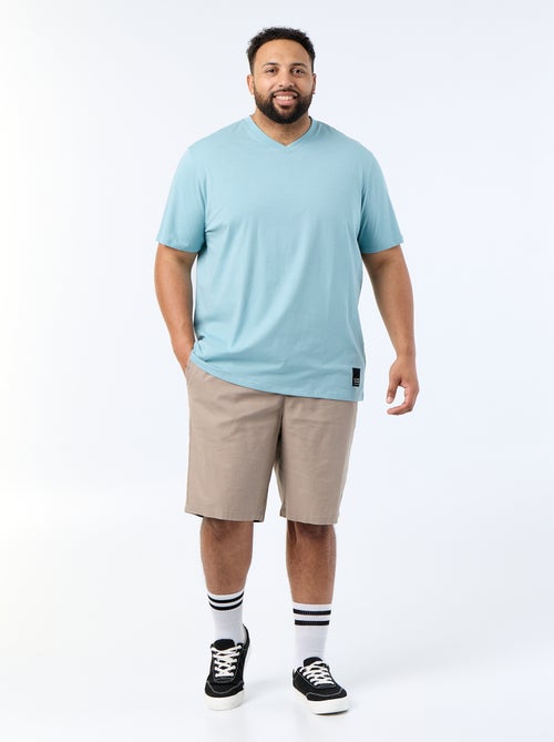 T-shirt en maille jersey à manches courtes - Kiabi