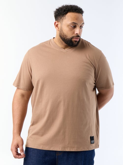 T-shirt en maille jersey à manches courtes - Kiabi