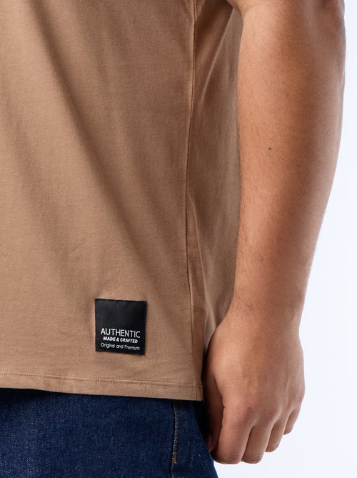 T-shirt en maille jersey à manches courtes - Kiabi