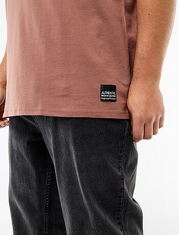 T-shirt en maille jersey à manches courtes