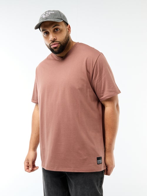 T-shirt en maille jersey à manches courtes - Kiabi