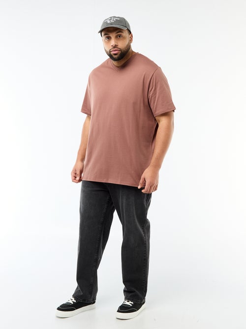 T-shirt en maille jersey à manches courtes - Kiabi