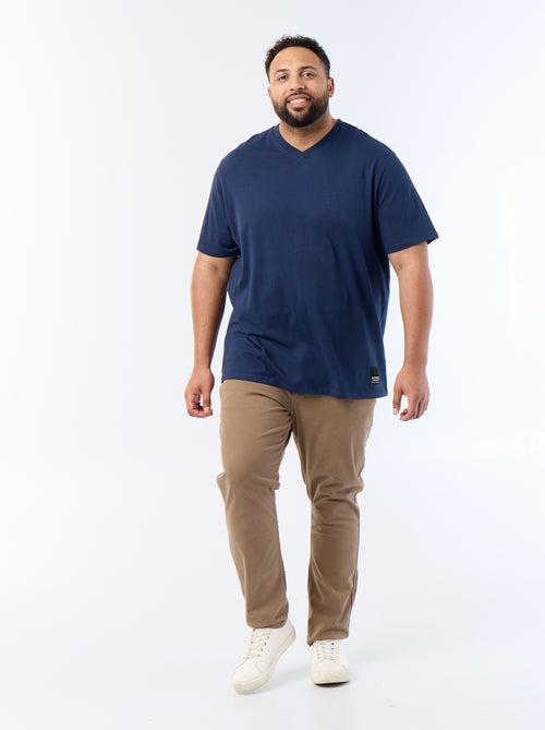 T-shirt en maille jersey à manches courtes - Kiabi
