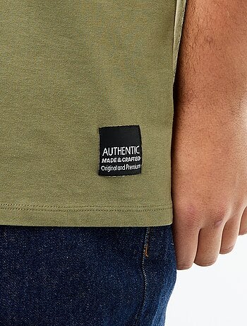 T-shirt en maille jersey à manches courtes