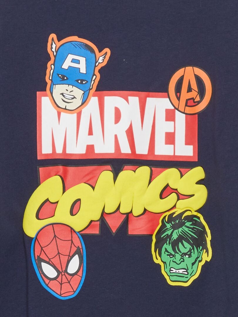 T-shirt en maille jersey 'Avengers' Bleu - Kiabi