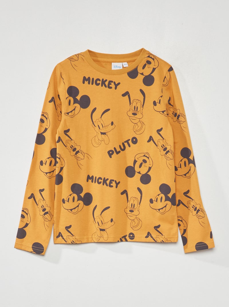T-shirt en maille jersey 'Disney' Orange - Kiabi
