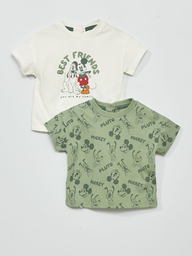T-shirt en maille jersey 'Disney' Vert - Kiabi