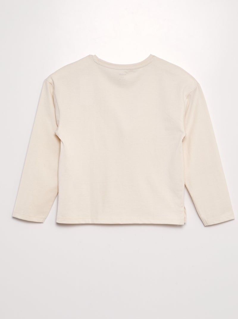 T-shirt en maille jersey épaisse - Tough Cotton™ Blanc - Kiabi