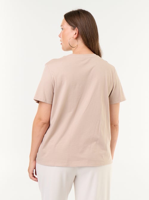 T-shirt en maille jersey manches courtes - Kiabi T-shirt en maille jersey manches courtes - Kiabi